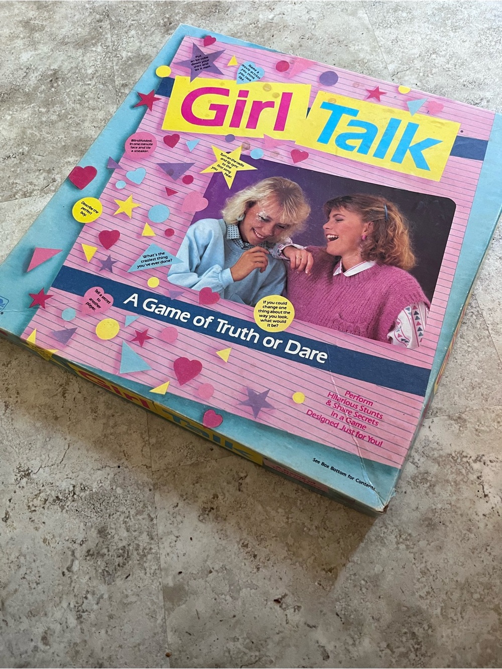 Retro Girl Talk Truth or Dare Game